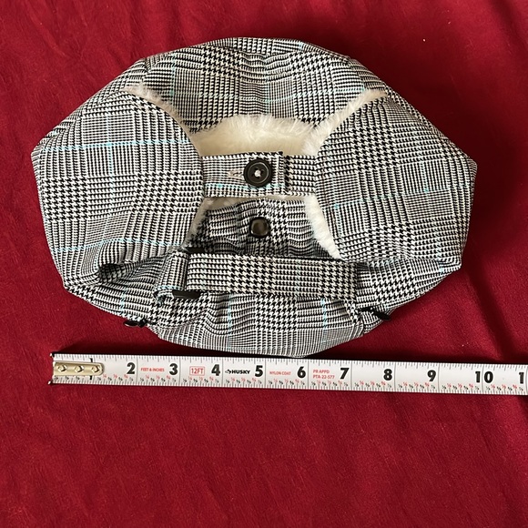 NWT San Diego Hat Company OS Gray/Black/Blue Plaid Trapper Hat - Picture 12 of 16